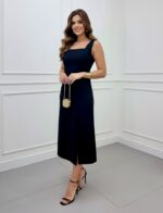 Vestido Mídi Isa - Preto - Imagem 2