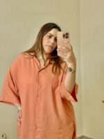 Conjunto em Linho Isadora - TerraCota