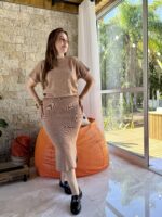 Blusa em Tricô Modal Manga Morcego - Imagem 5