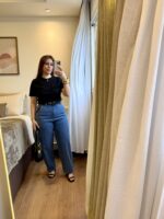 Calça Jeans Barrel 100% Algodão