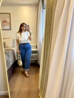 Calça Jeans Barrel 100% Algodão - Imagem 3