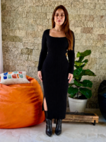 Vestido Emili - Mídi em Tricô Modal - Imagem 3